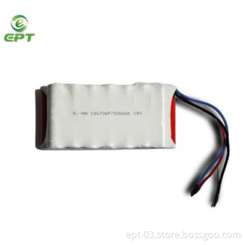 18V 18670AP7000mah nimh battery